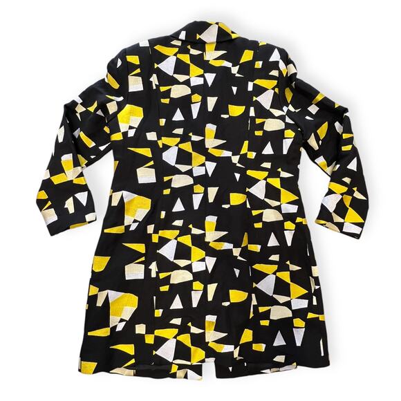 Peter Nygard Jacket Embroidered Black Yelllow Plus 16 - Picture 9 of 10